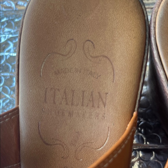 Italian Shoemakers Brown Heeled Sandals - Picture 4 of 11